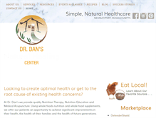 Tablet Screenshot of drdansnaturalhealing.com
